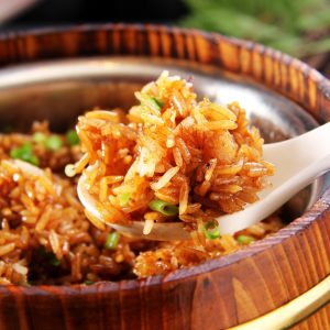 Riz sauté au boeuf