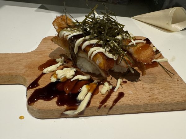 Tempura poulet mayonnaise(Nigiri 2 pcs)